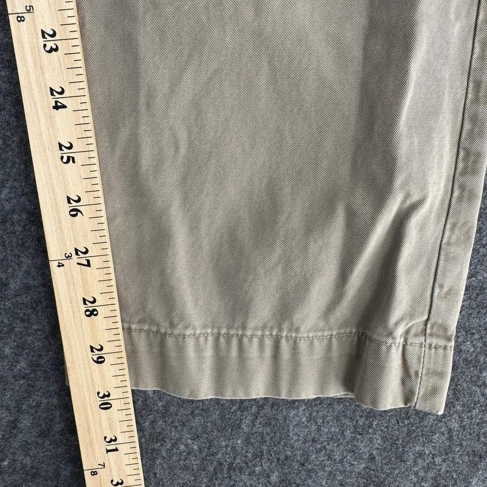 Banana Republic Aiden Chino Pants Men's 36x32 Khaki Tan 100% Cotton